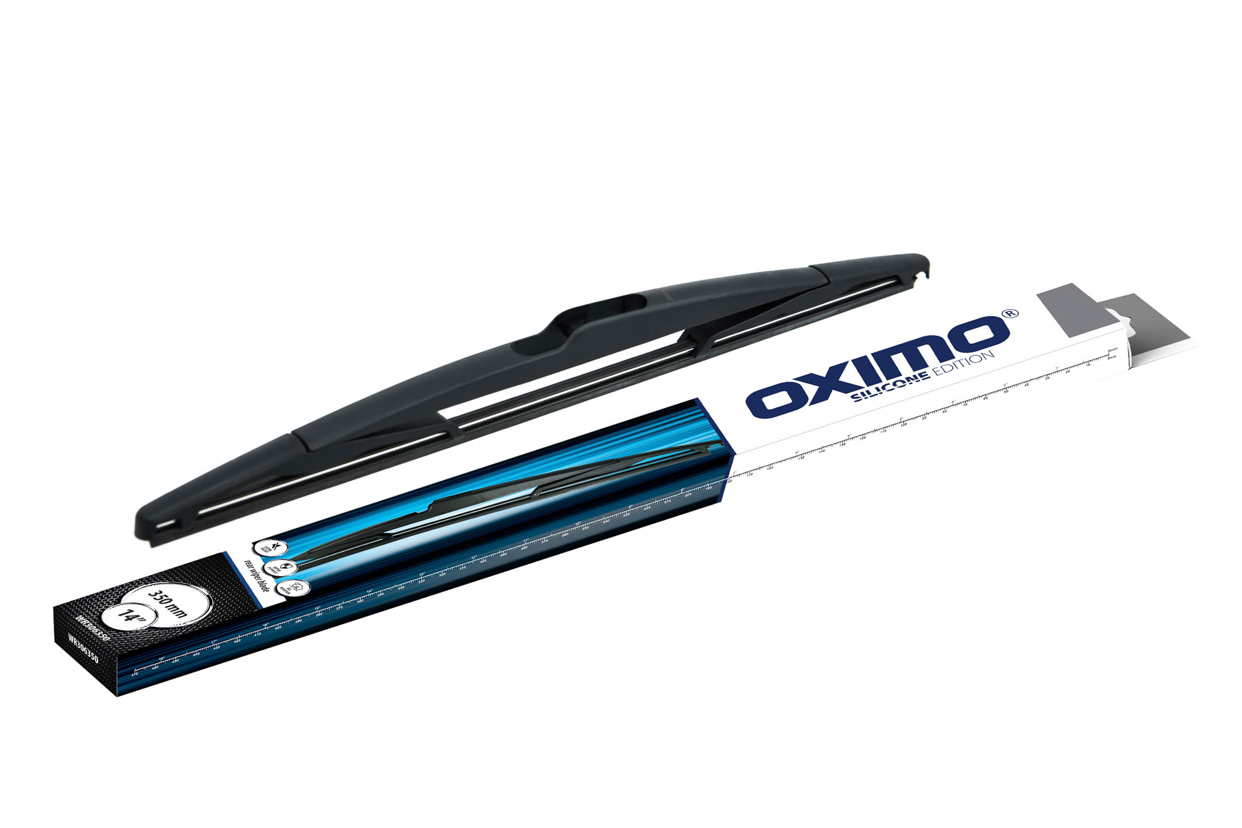 OXIMO WR306350 Hátsó silicon ablaktörlő lapát 350 mm